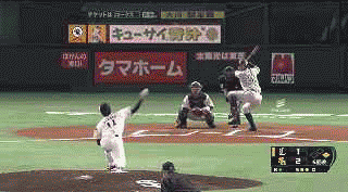 6回浅村フライアウト