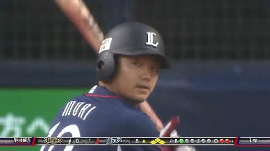 ９回裏４森フォアボール押し出し (1)