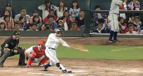 ８回表２永江センター前ヒット