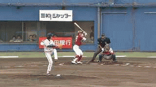 １回裏１岸ナイスピッチング