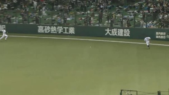 ７回表２清田タイムリー２ベース (2)