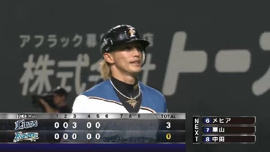 ３回裏１陽三振 (2)