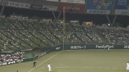 ６回表１清田HR (1)