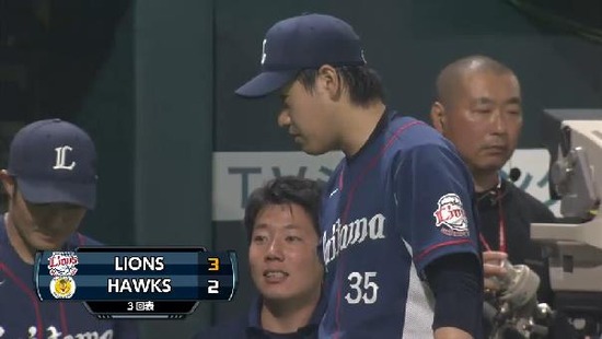 ３回裏３浅村タイムリー (2)