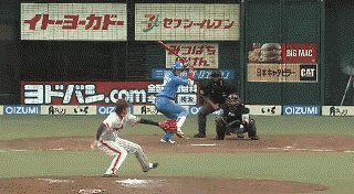 5回裏1金子の芸術的なヒット