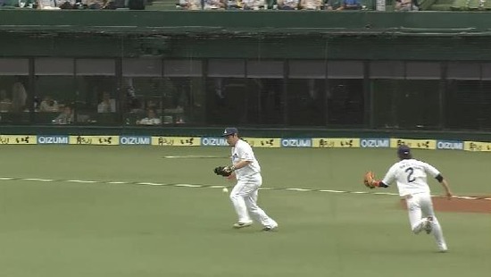 ３回表１おかわりフォアボール