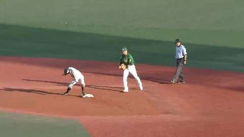 １回表１渡辺２ベース