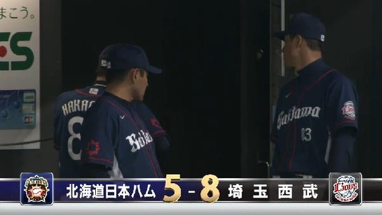７回裏２西川フォアボール押し出し (1)