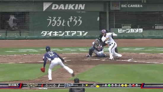 2回裏3川端2ベース3塁2塁 (2)