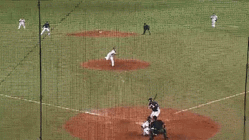 ４回表２栗山タイムリー