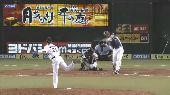 11回裏５メヒアゲッツー (2)