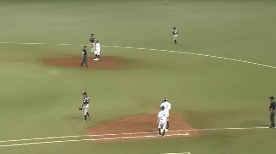 ９回裏１渡辺浅村連打 (1)