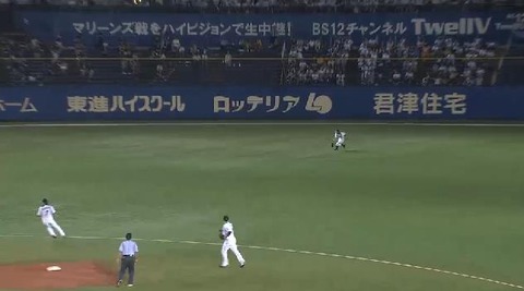 ５回表３熊代タイムリー (2)