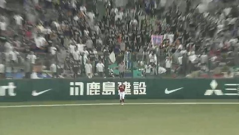 ３回裏浅村レフトフライ (2)