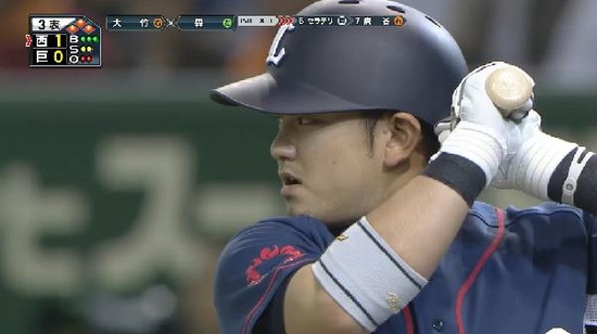 ３回表６森押し出し (4)