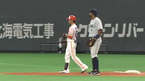 ３回裏１市川死球西川ヒット (2)