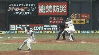 ３回裏２浅村タイムリー (1)