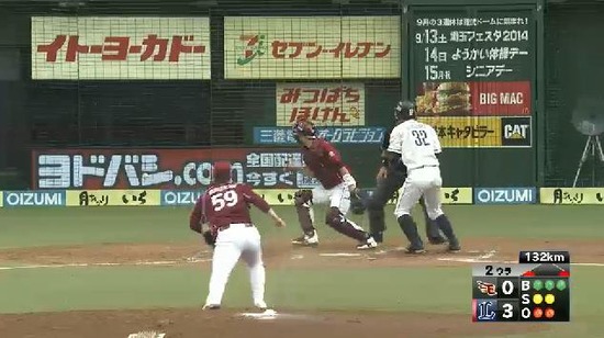 2回裏5金子3盗ワイルドピッチ (2)