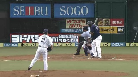 ２回表１ペーニャ三振