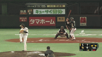 ７回表３金子のタイムリー (1)