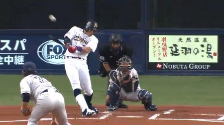 1回裏1糸井タイムリー (2)