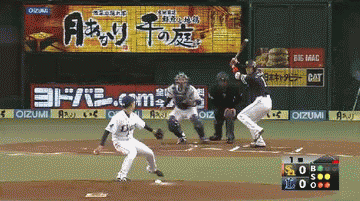 1回表２盗塁阻止