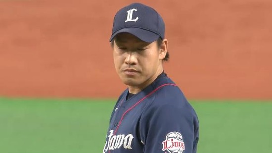 ３回裏１牧田好投 (2)