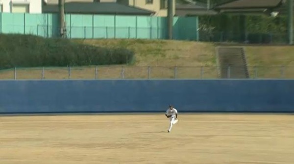 6回表3後続を断って無失点 (3)