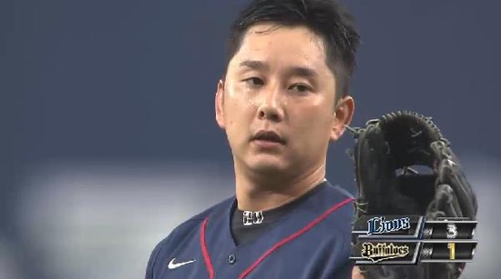 ３回裏４中島押し出しフォアボール (2)