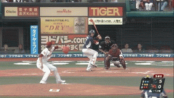 ５回表６金子タイムリー