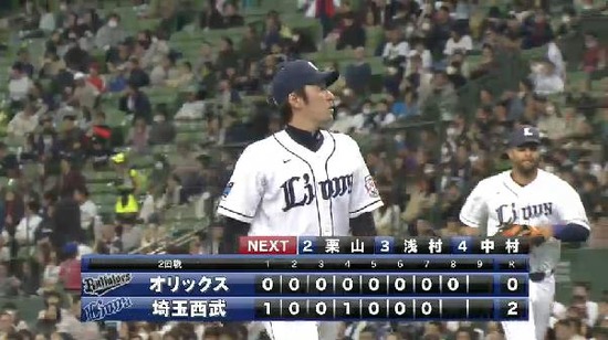 8回表2平野セカンドゴロ (3)