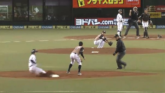 1回裏２秋山盗塁
