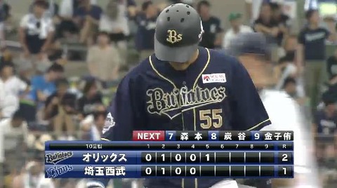 ５回表２岡田タイムリー (2)