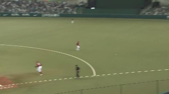 ３回裏１中村メヒア四球秋山タイムリー (2)