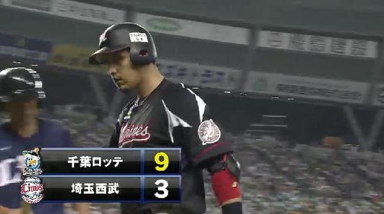 4回表６犠牲フライ１点 (2)