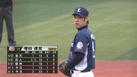 ８回裏１増田