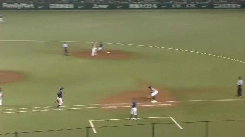 8回裏2炭谷バント