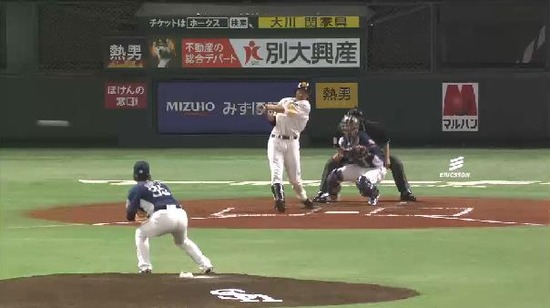 １回裏２連打１塁３塁 (2)