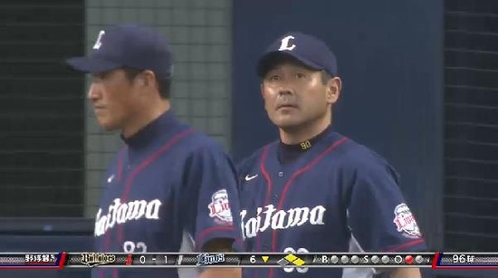 ６回裏２連続フォアボール降板 (3)