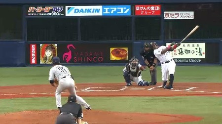 1回裏2ヘルマンエンタイトルツーベース2点 (2)