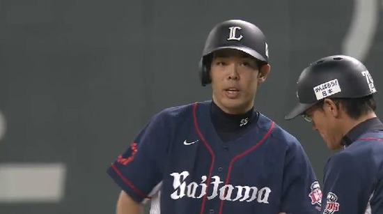 ８回表１秋山２０回目の猛打賞満塁ノーアウト (3)