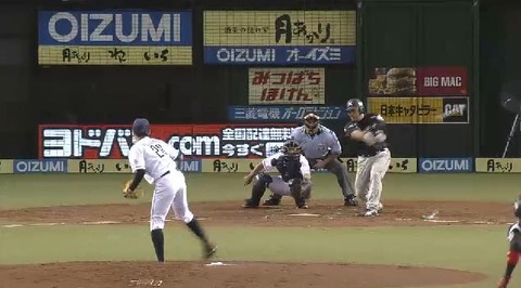 ３回表５井口２点タイムリー２ベース６連打 (3)
