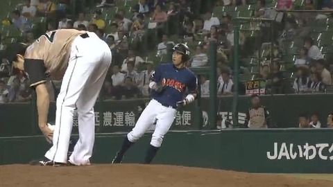 8回裏1代打熊代ヒット (2)