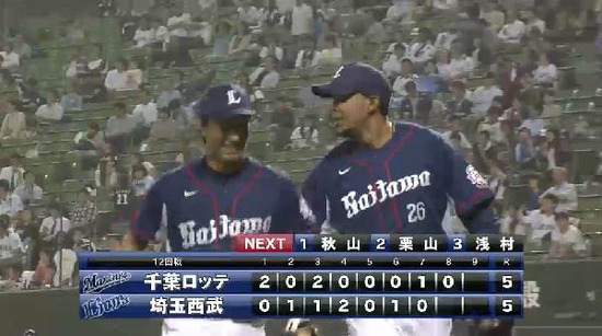 ８回表２バスケス (2)