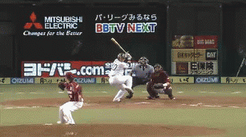 ５回裏５中村敬遠森タイムリー (1)