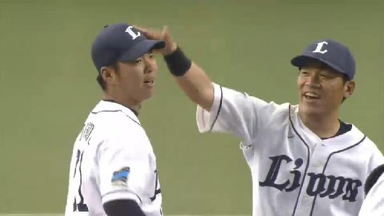 ９回表３駿太ゲッツー