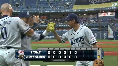 ６回裏２岡本無失点