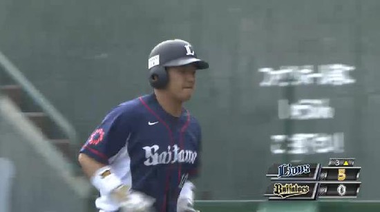 ３回表４森犠牲フライ (2)