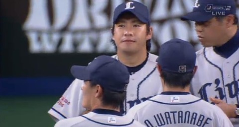 6回裏1中田2ベース藤井フォアボール降板 (1)