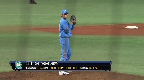 １２回裏１宮田